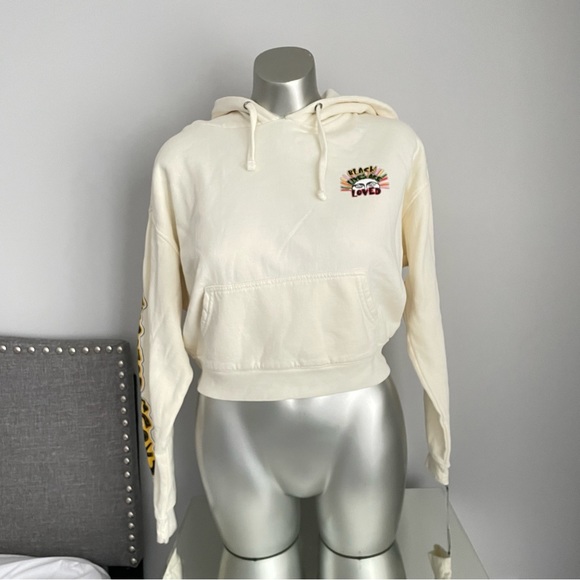 Pullover Hoodie Black Lives are Loved size M to L by Cross Colours - Picture 1 of 10